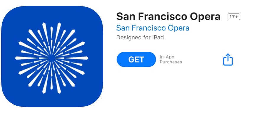 San Francisco Opera iPad app logo